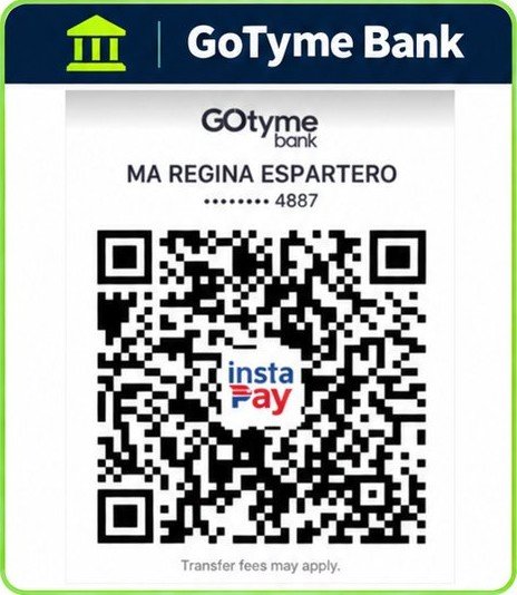 GoTyme Bank QR, MA REGINA ESPARTERO, ending 4887